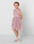Girls pink party dress