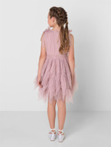 Girls pink sustainable dress
