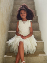 Ivory flower girls dress