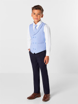 Blue page boy outfit