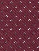 Boys skinny burgundy spotted tie