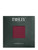 Boys burgundy self dot pocket square
