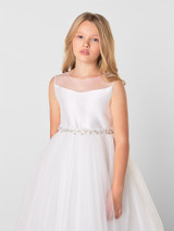 Ivory junior bridesmaids dress