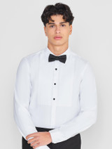Boys white tuxedo shirt