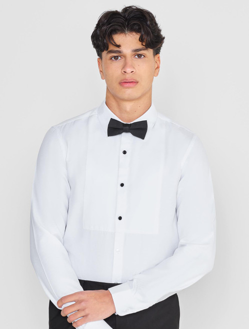Boys white tuxedo shirt