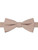 Boys stone beige banded bow tie