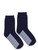 Boys navy formal socks
