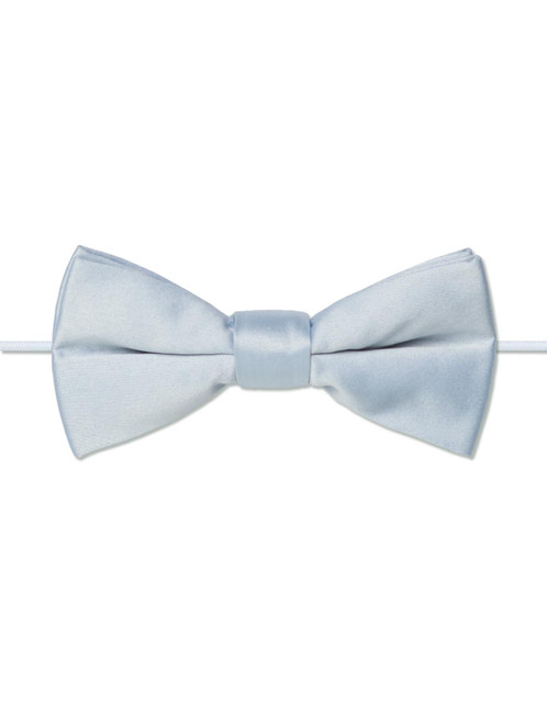 Boys elasticated light blue bow tie