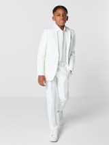Boys ivory 3 piece suit