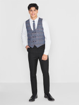Boys blue and black page boy outfit