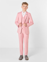 Boys pink wedding suit