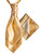 Gold cravat and hanky