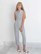 Girls grey jumpsuit