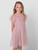 Sustainable pink flower girls dress