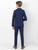 Boys navy & check suit - Monaco