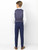 Boys navy & check suit - Monaco