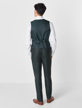 Boys forest green wedding suit