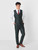 Midnight  green prom suit
