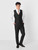 Boys midnight black communion suit