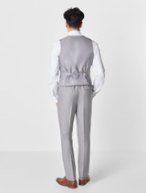 Boys cool grey wedding suit