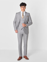 Light grey prom suit