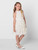 Girls sustainable ivory dress