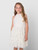 Sustainable ivory flower girls dress