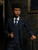 Boys premium mesh blue prom suit