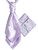 Lilac cravat and hanky