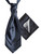 Navy cravat and hanky
