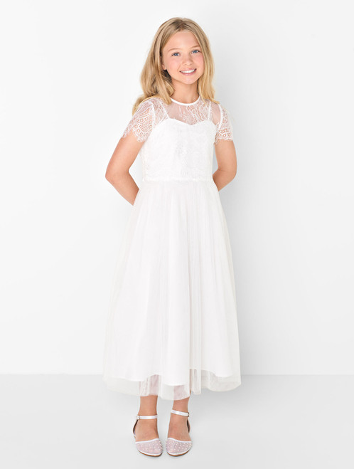Paisley of london girls white dress