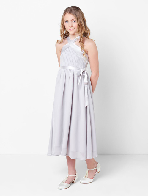 Paisley of London girls grey dress