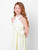 Yellow flower girls dress