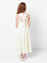 Girls pale yellow dress