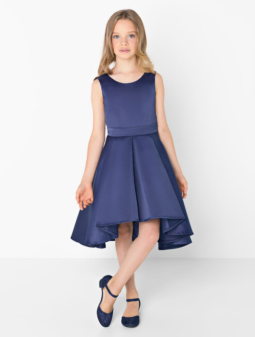 Girls navy dress