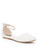 Girls white prom shoes
