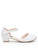 Girls ivory prom shoe