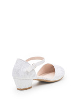 Ivory prom shoe