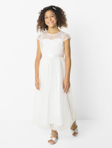 Girls ivory dress