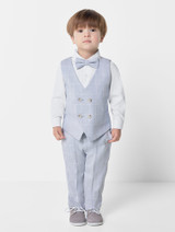 Boys blue page boy suit