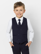 boys navy waistcoat