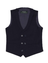 boys navy wedding waistcoat