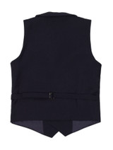 Boys navy waistcoat - David