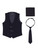 Boys navy waistcoat - David