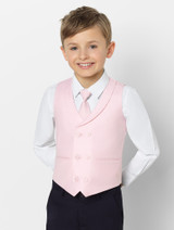 boys pink waistcoat