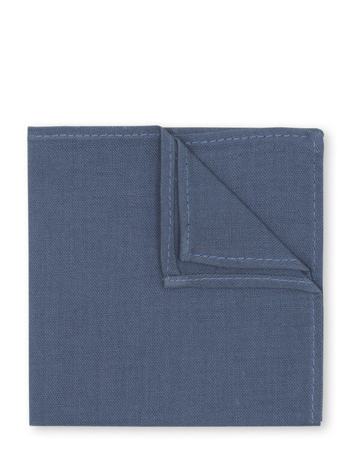 Boys vintage blue pocket square