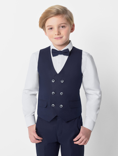 4 Piece Navy Summer Suit