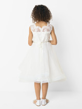 Girls ivory dress