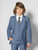 boys blue chambray suit