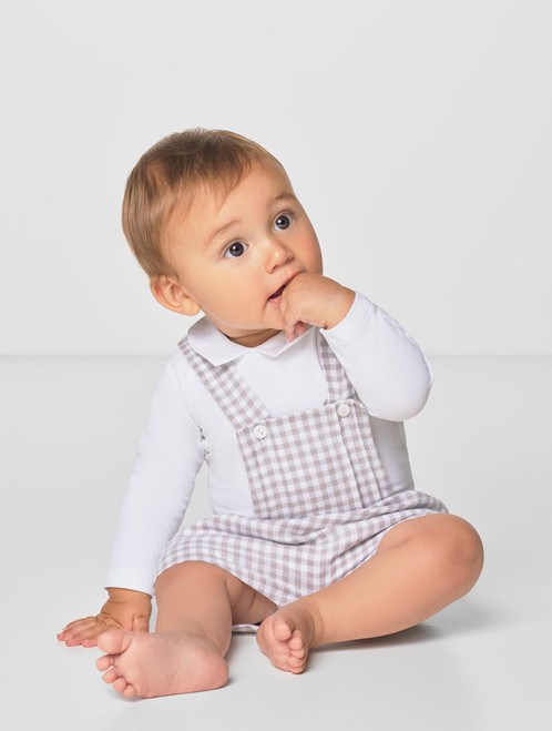 baby boys grey outfit